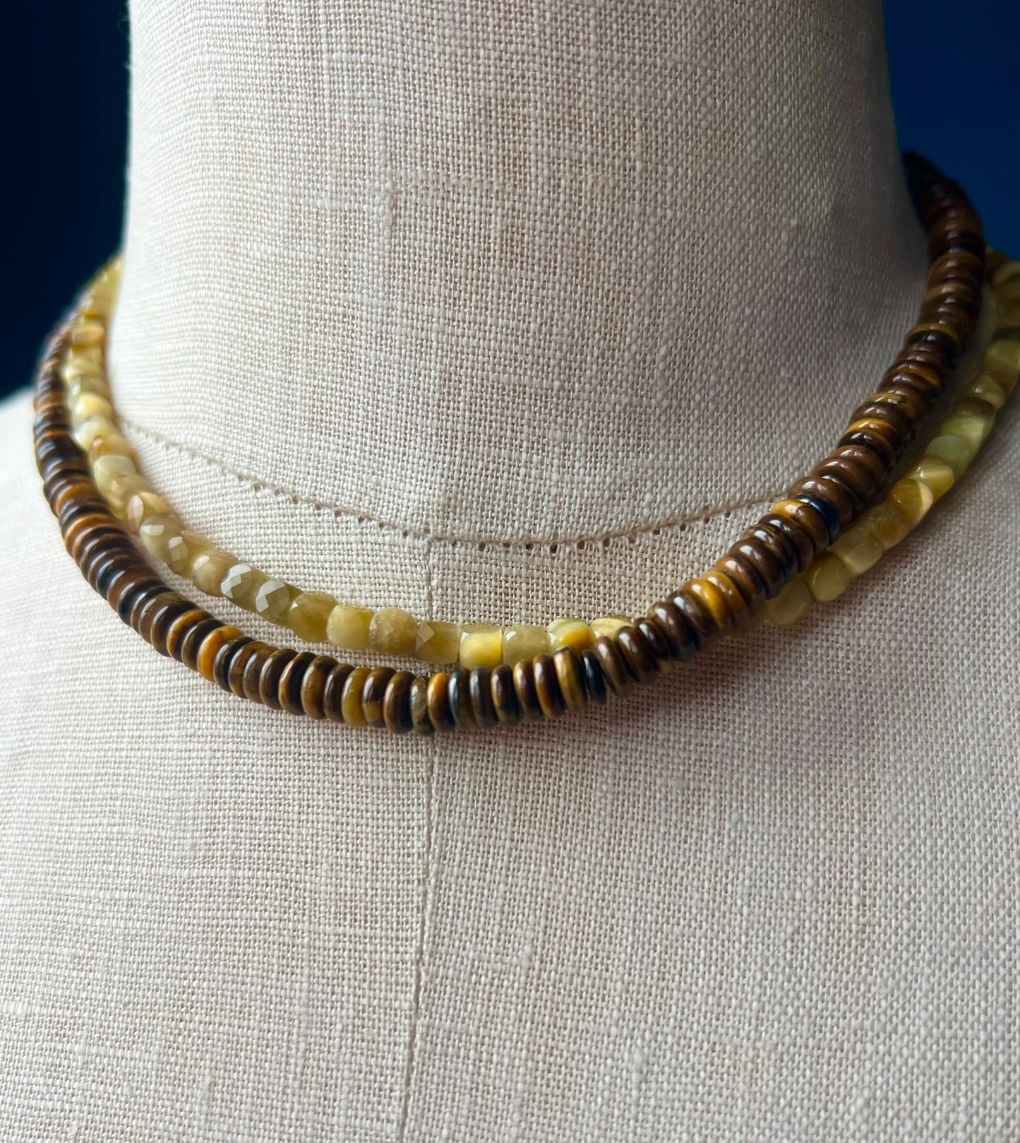 brown tigers eye choker